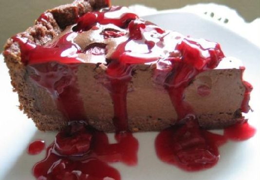 Chocolate Cherry Cheesecake