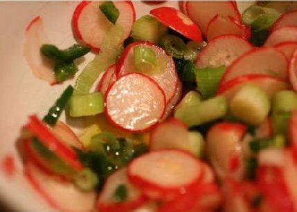 Radish and Watercress Salad