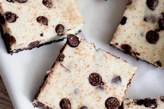 Chocolate Chip Eggnog Bars