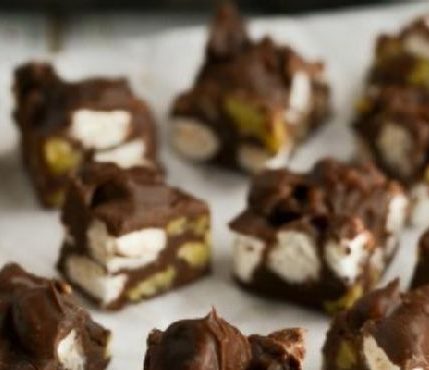 5-Minute Rocky Road Fudge