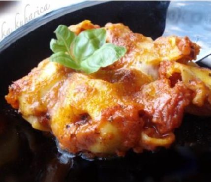 Baked Tortellini In Red Sauce