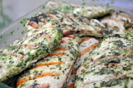 Basil Marinated Grilled Chicken