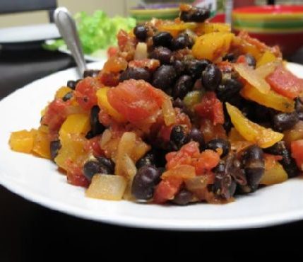 Black Bean and Peppers Taco Filling