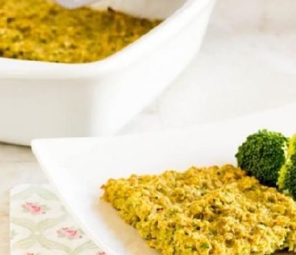 Broccoli Oatmeal Breakfast Casserole