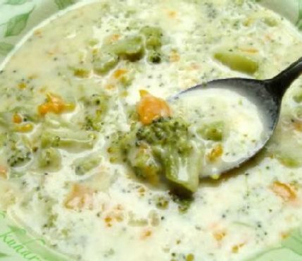 Broccoli with Cheese Soup