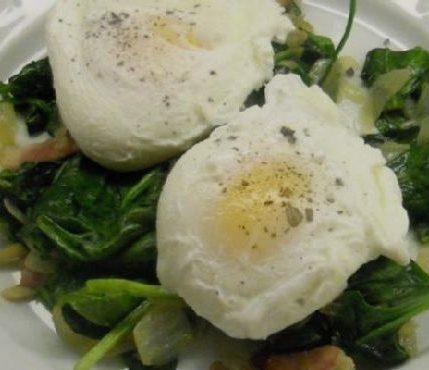 Simple Poached Egg Dinner