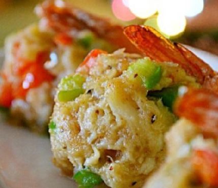 Crab Cake Stuffed Shrimp