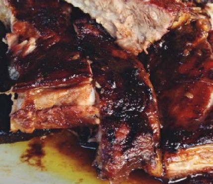 Cranberry and Orange Juice Spareribs