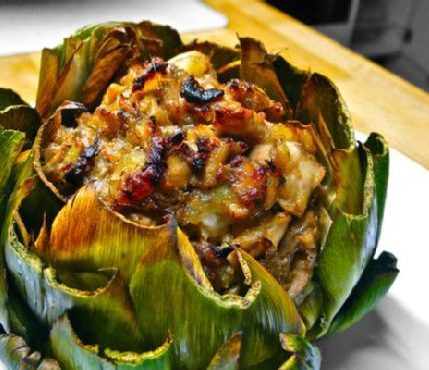 Stuffed Artichoke Main Dish