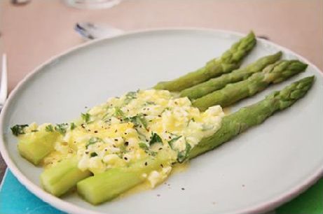 Flemish Style Asparagus Side Dish