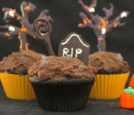 Halloween Mocha Cupcakes