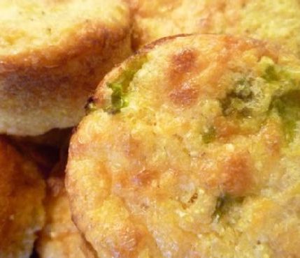 Hatch Chile Cornbread Muffins