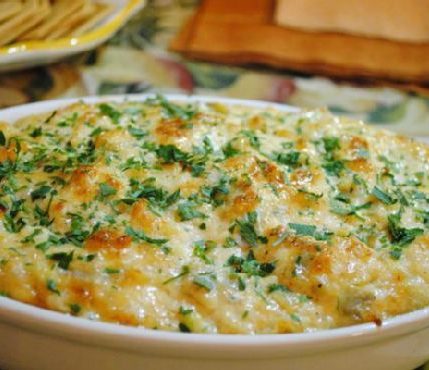 Hot Artichoke Crab Dip