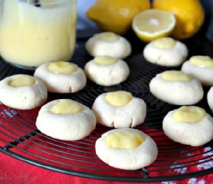 Lemon Thumbprint Cookies