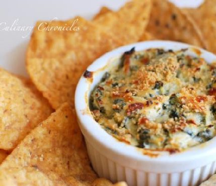 Mediterranean Spinach Artichoke Dip