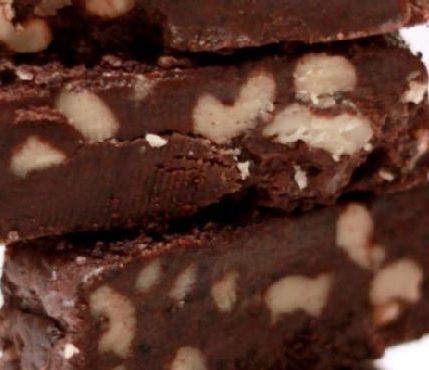 No-Bake Fudge Brandy Brownies