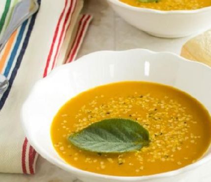 Spicy Carrot Amaranth Soup