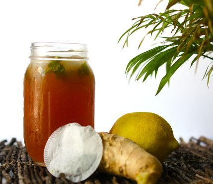 Honey Ginger Lemon Iced Tea