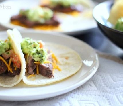 Easy Skillet Filet Mignon Steak Tacos