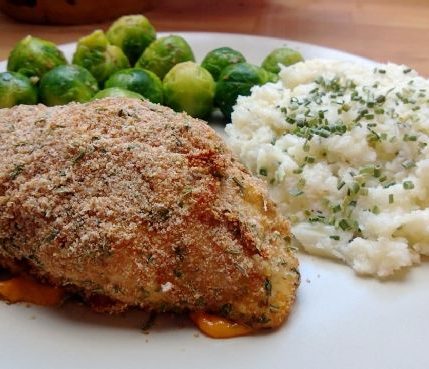 Herb and Cheddar Cordon Bleu