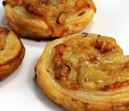 Apple Cheddar Palmiers