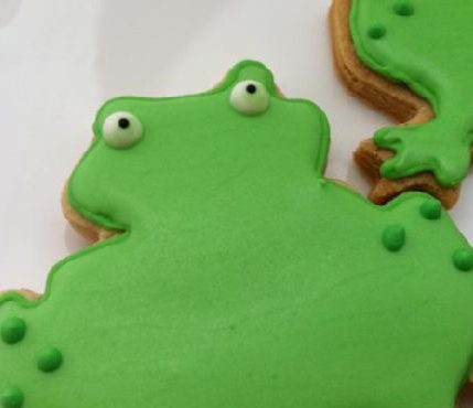 Brown Sugar & Spice Sugar Cookie Frogs