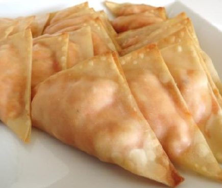 Buffalo Chicken Wings Wonton Wraps