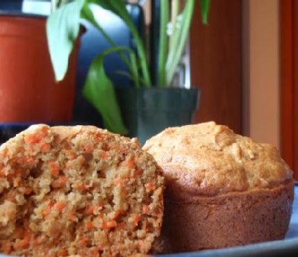 Carrot Oat Muffins