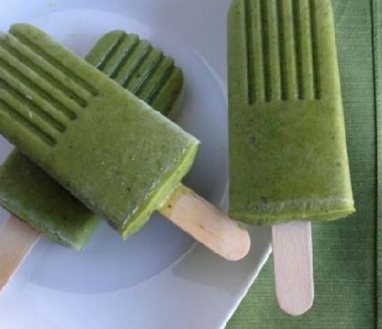 Green Monster Ice Pops