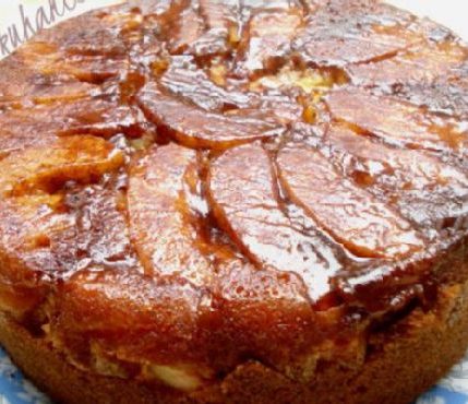 Pear Ginger Upside Down Cake