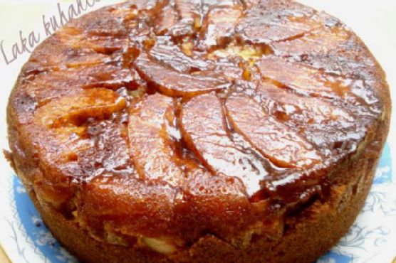 Pear Ginger Upside Down Cake