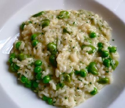 Risotto with Fresh Peas