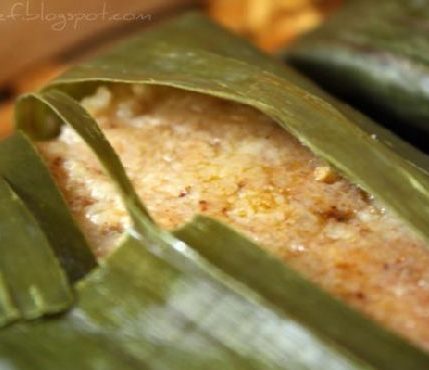 Salmon in Banana Leaf