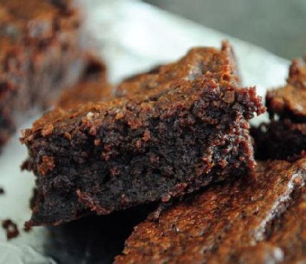 Thick, Fudgy, One Bowl Brownies