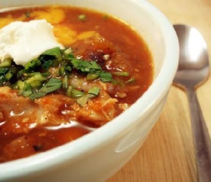 Tomatillo Turkey Chili