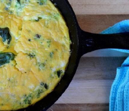 Zucchini & Basil Frittata