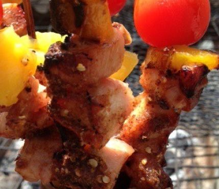 Chicken and Mango Skewer